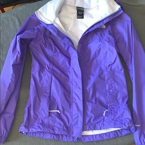 LIKE NEW Purple north face windbreaker